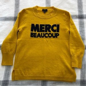 J.Crew ‘Merci Beaucoup’ cashmere sweater